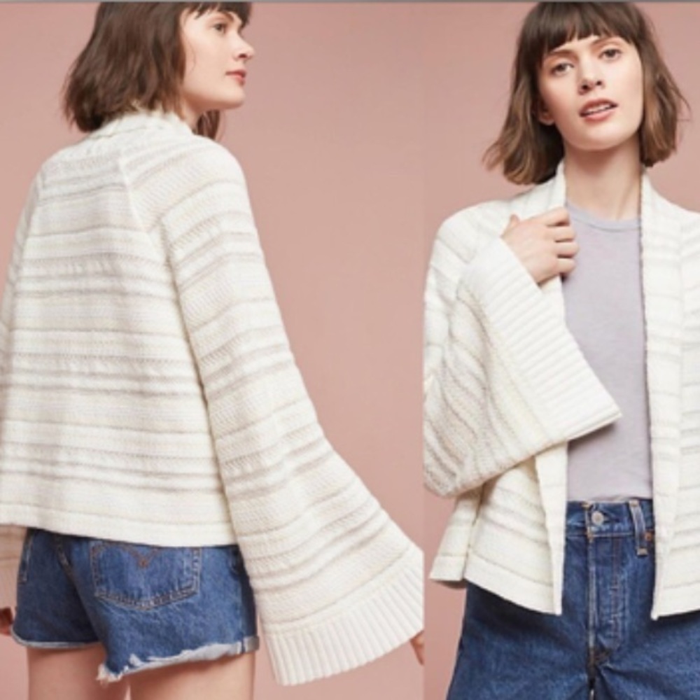 Anthropologie Moth bell sleeve cardigan